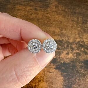 Elegant Silver Stud Earrings